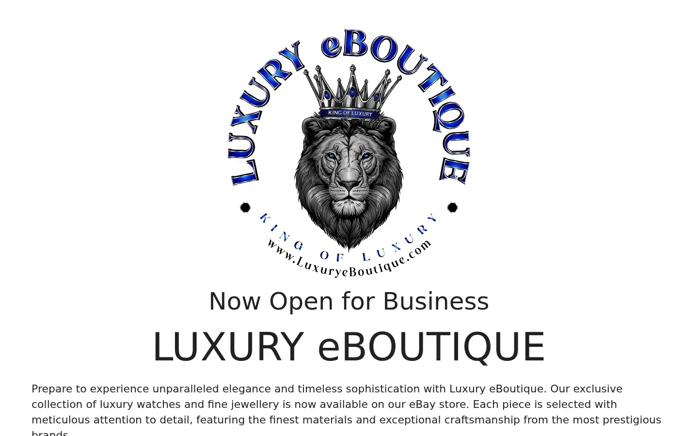 Screenshot of luxuryeboutique.com