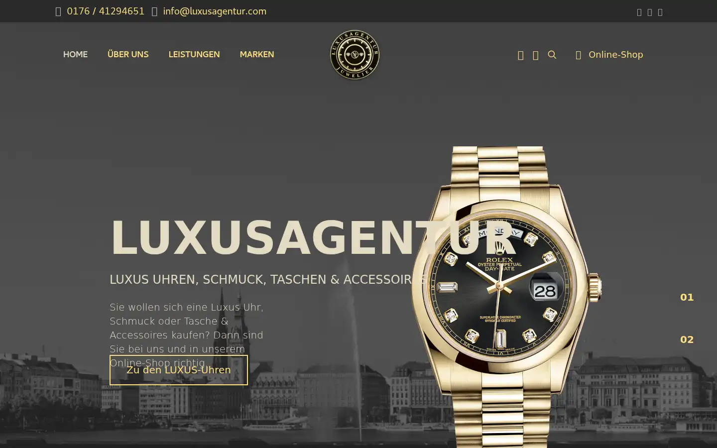 Screenshot of luxusagentur.com