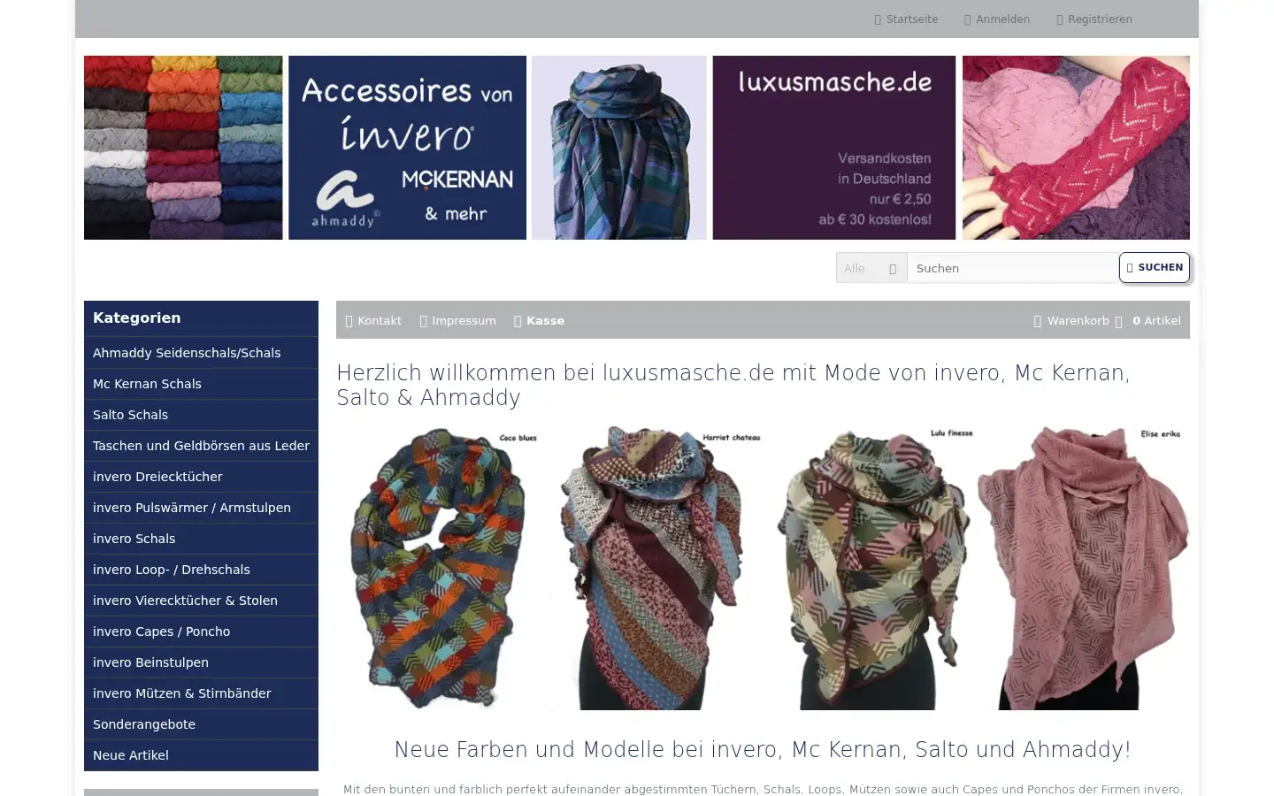 Screenshot of luxusmasche.de