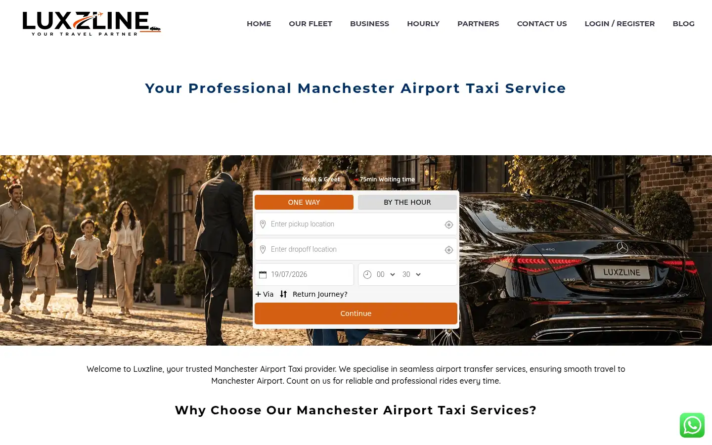 Screenshot of luxzline.com