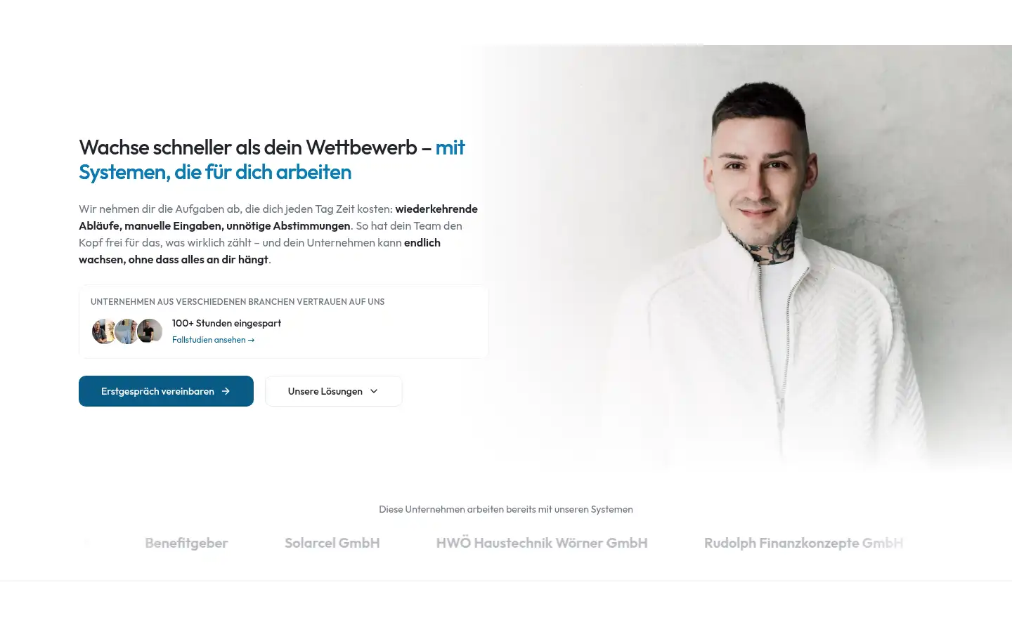 Screenshot of luz-consulting.de