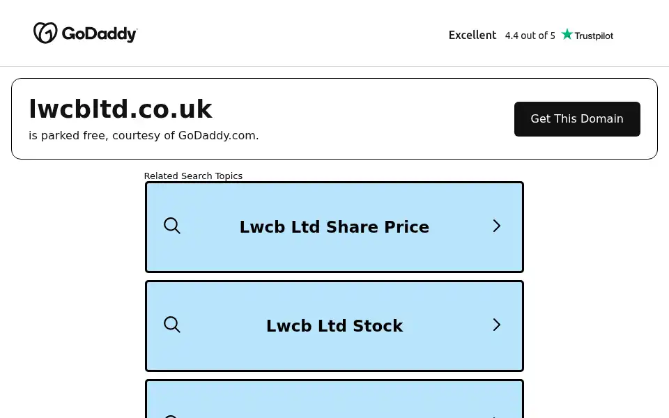Screenshot of lwcbltd.co.uk