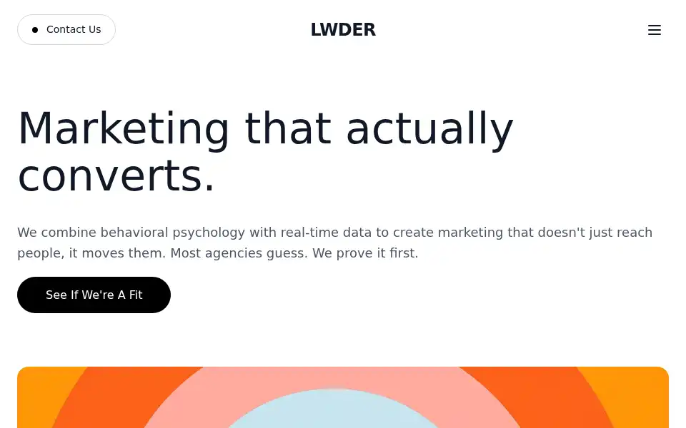 Screenshot of lwder.com