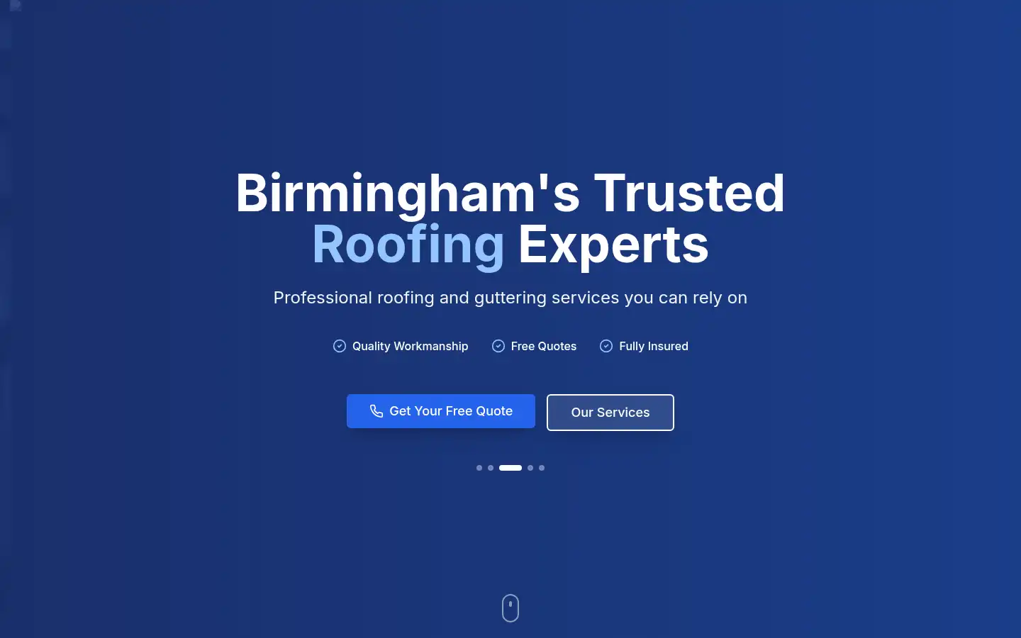 Screenshot of lwroofingandguttering.uk