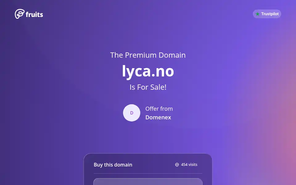 Screenshot of lyca.no