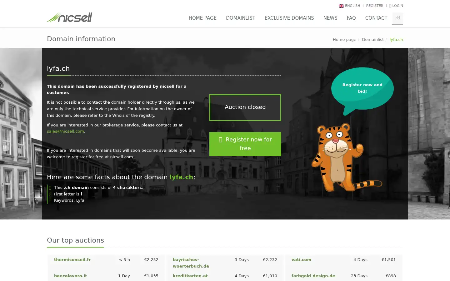 Screenshot of lyfa.ch