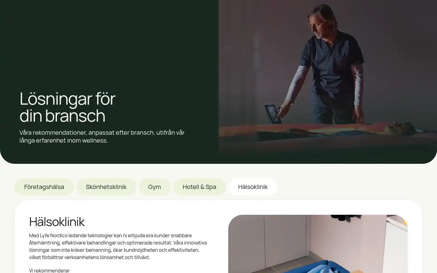 Screenshot of lyfenordic.com