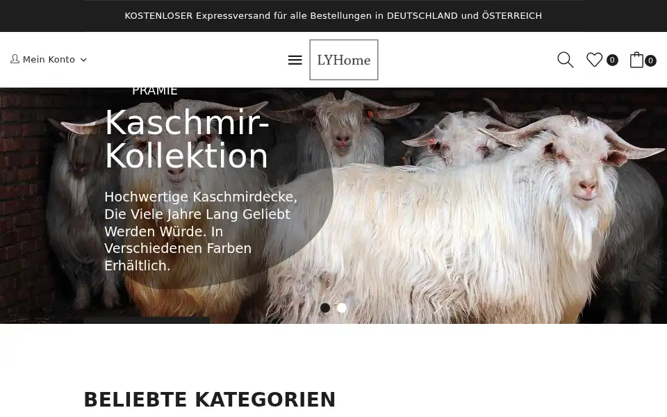 Screenshot of lyhome.me