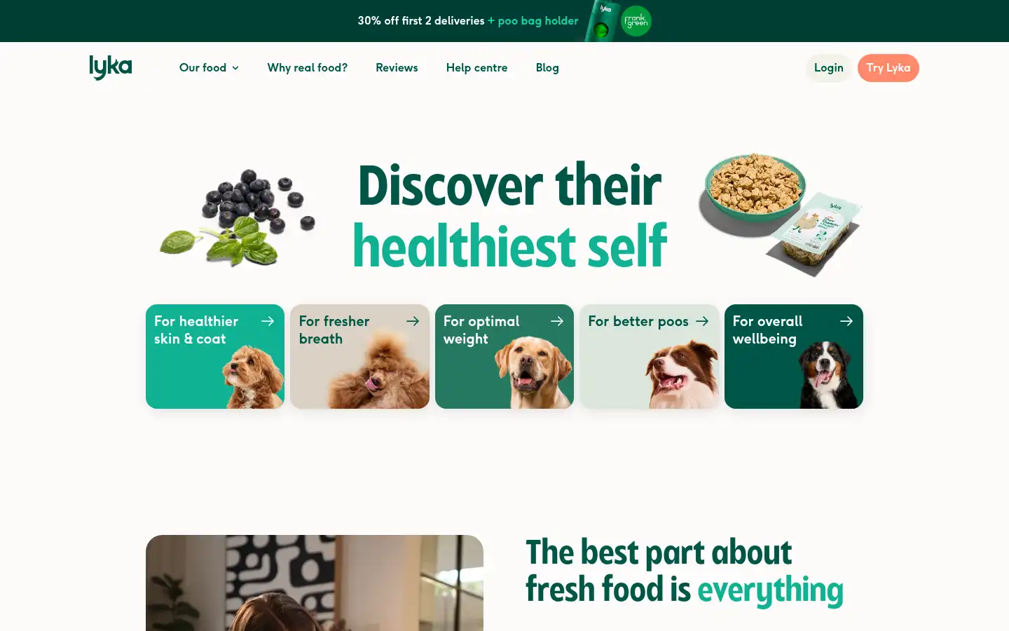 Screenshot of lyka.com.au
