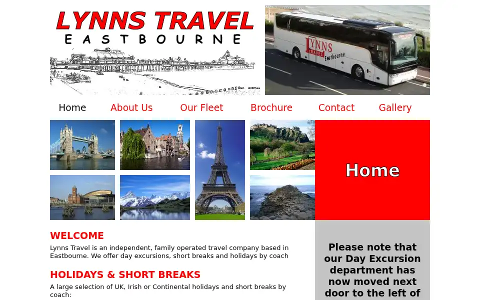 Screenshot of lynnstravel.co.uk