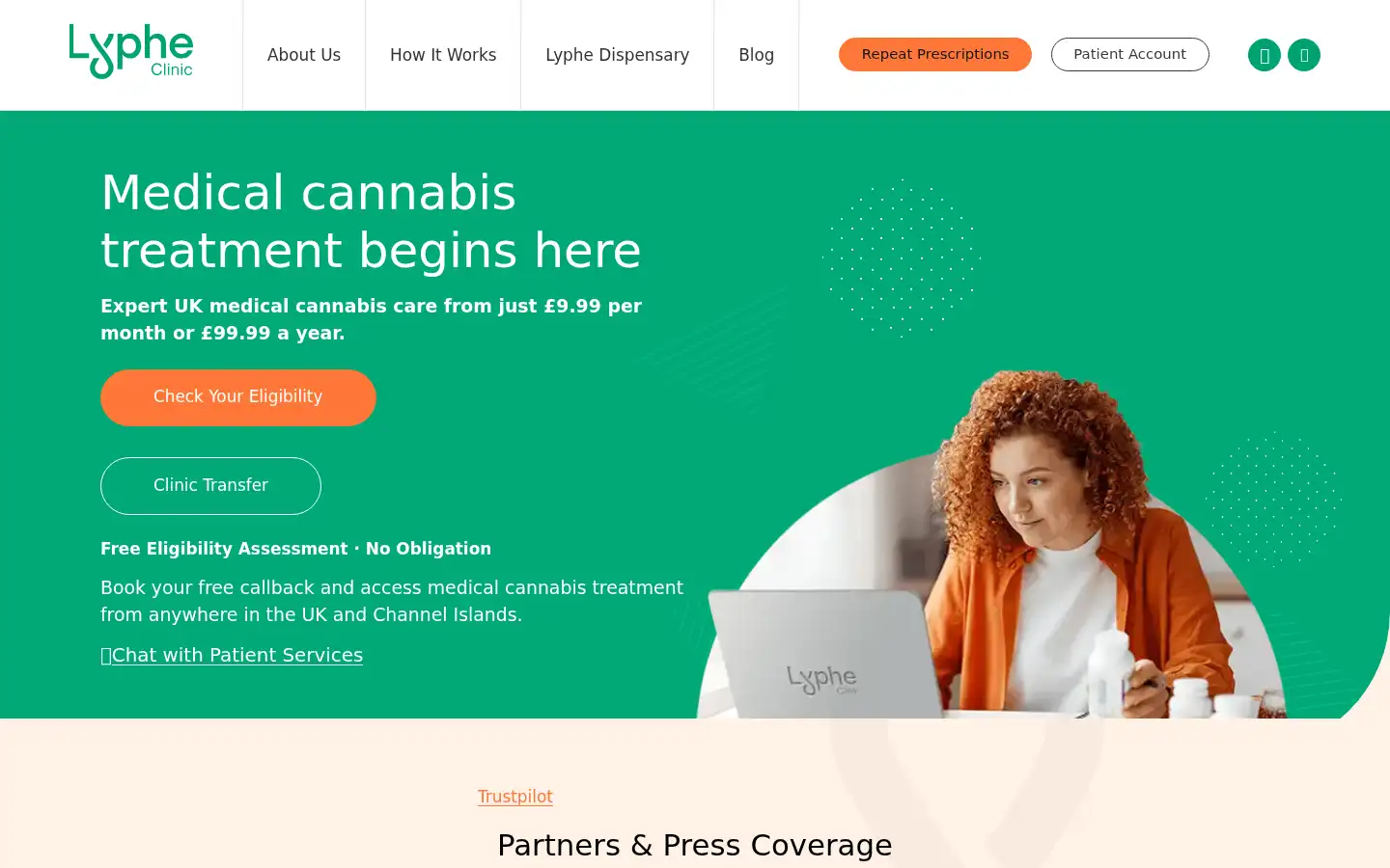 Screenshot of lyphe.com