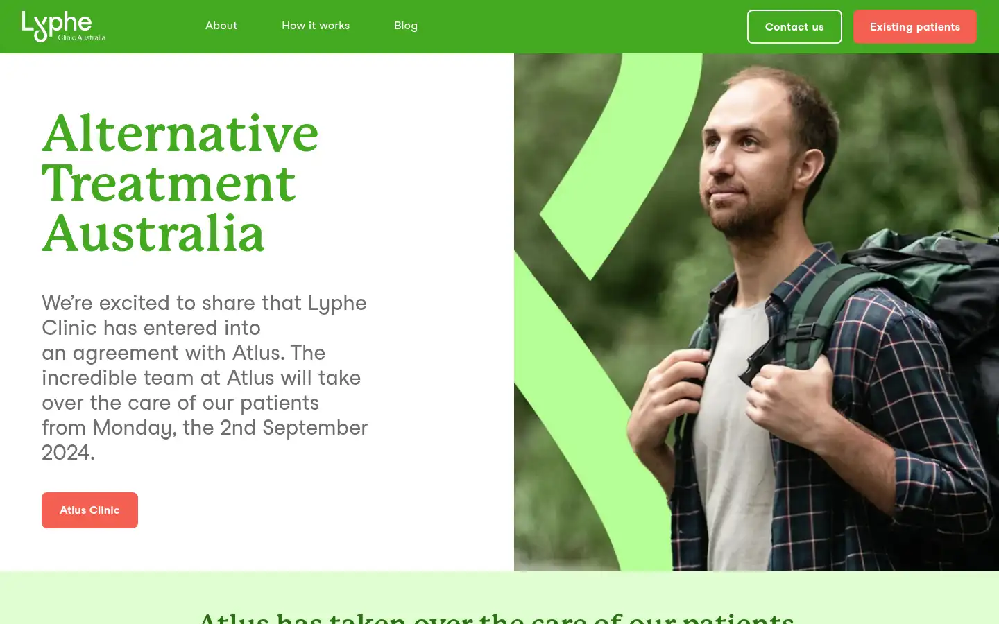 Screenshot of lypheclinic.com.au