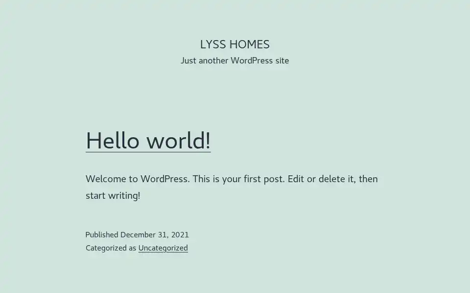 Screenshot of lysshomes.co.uk