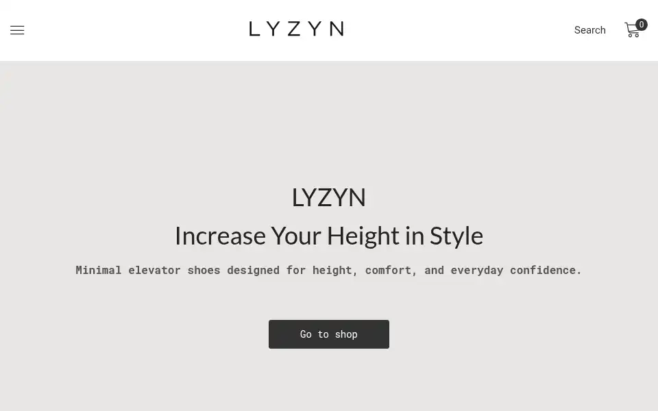 Screenshot of lyzyn.com