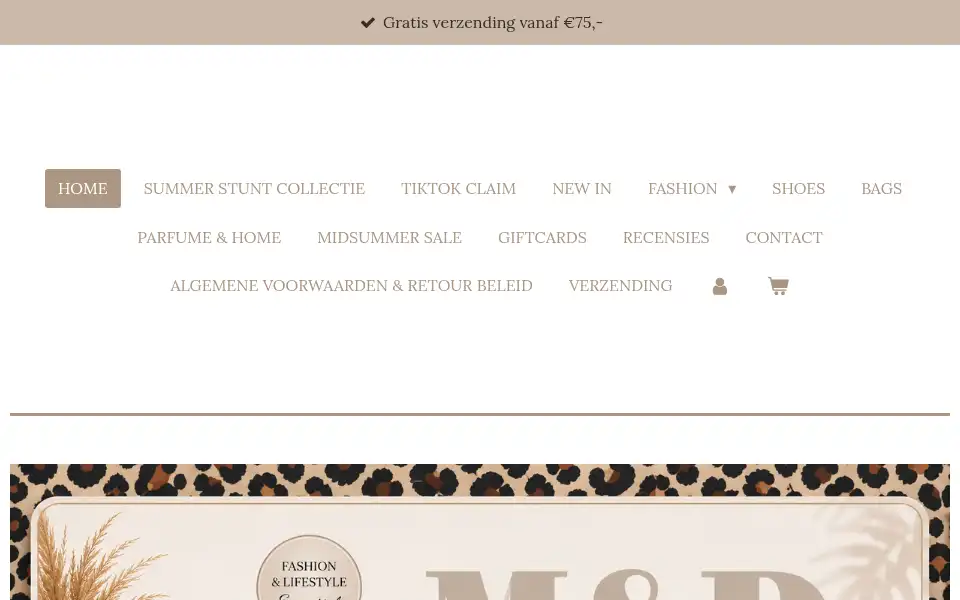 Screenshot of m-d-lifestyle.com