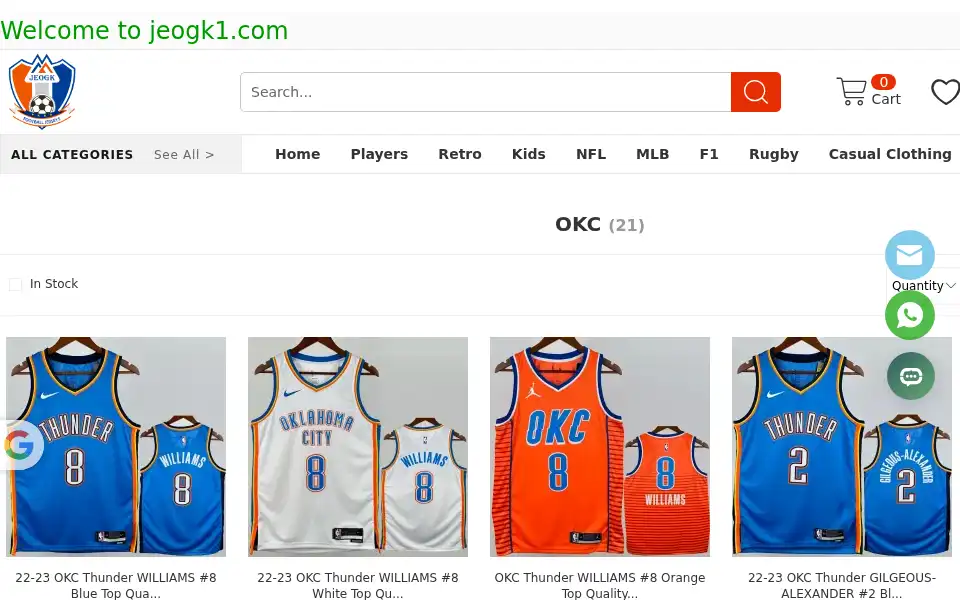 Screenshot of m.jeogk9.com