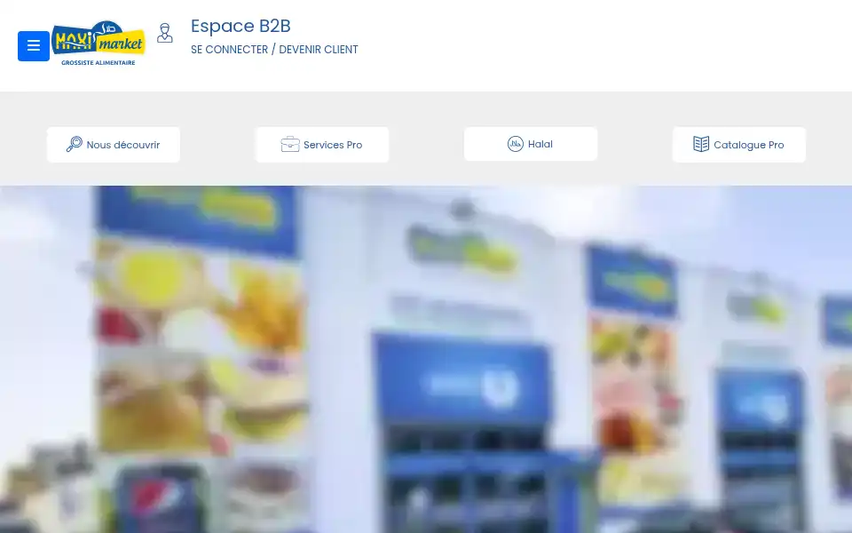 Screenshot of m-market.fr