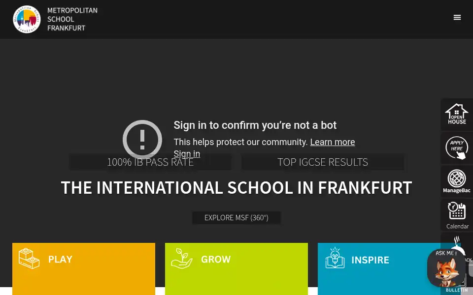 Screenshot of m-school.de
