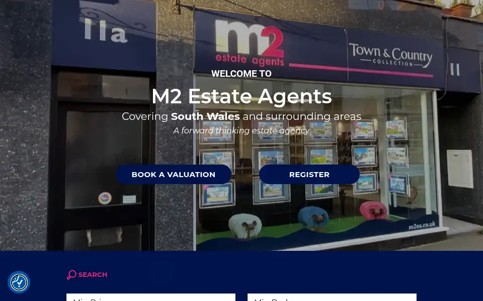 Screenshot of m2ea.co.uk