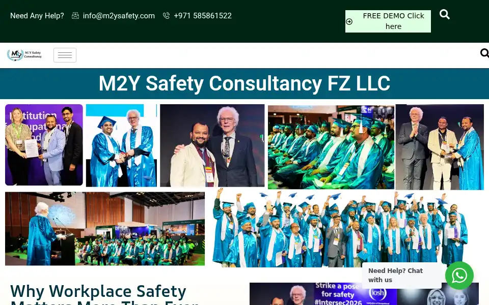 Screenshot of m2ysafety.com