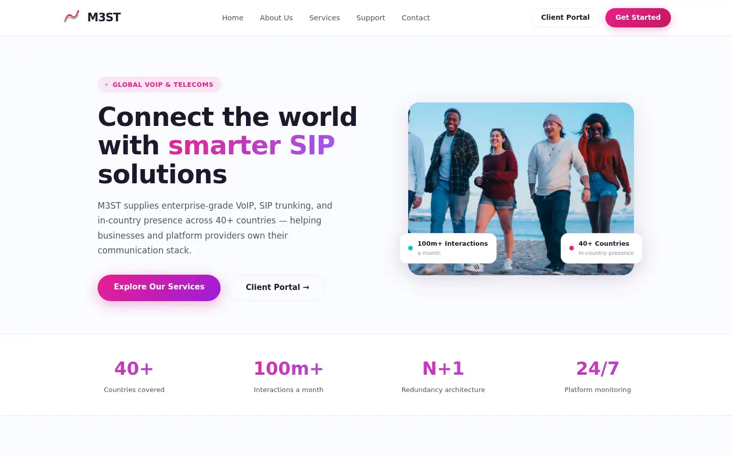 Screenshot of m3st.co.uk