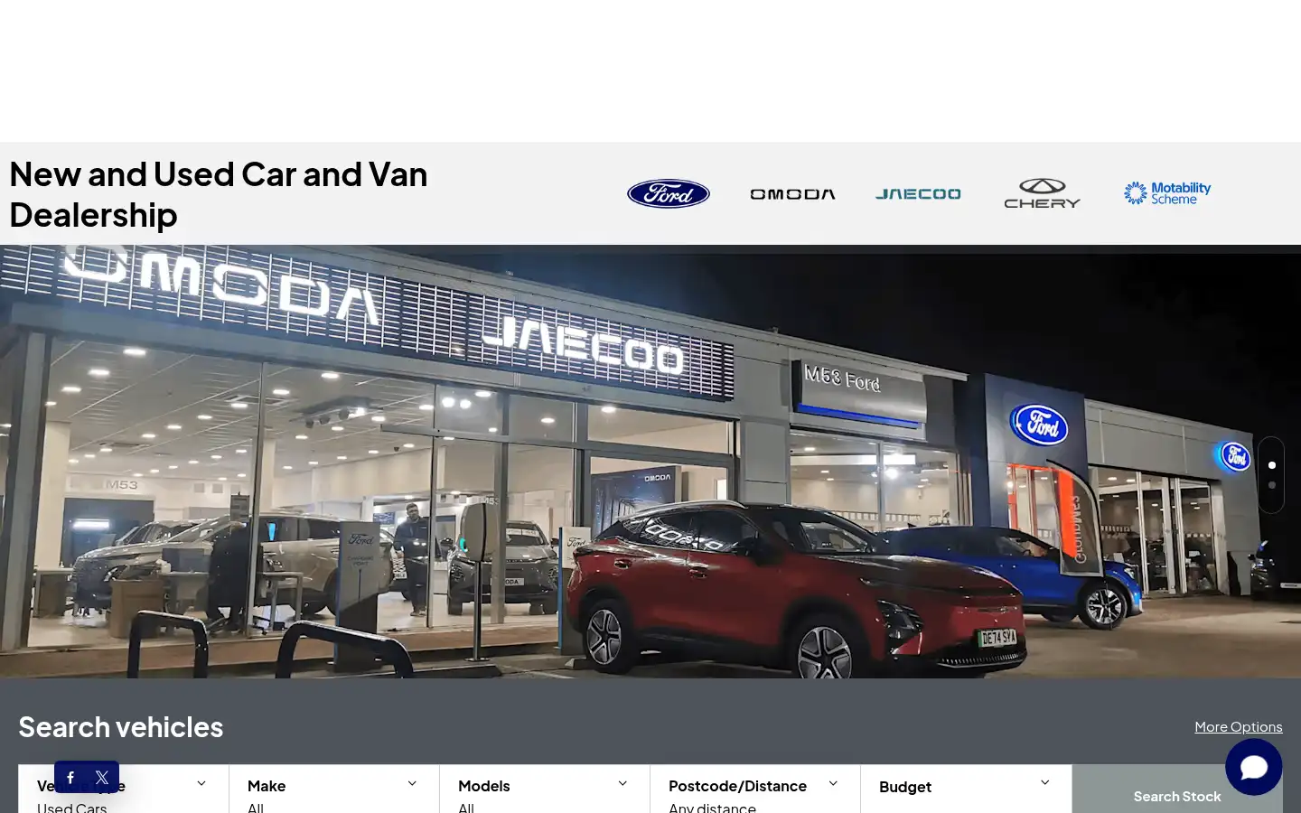 Screenshot of m53ford.co.uk