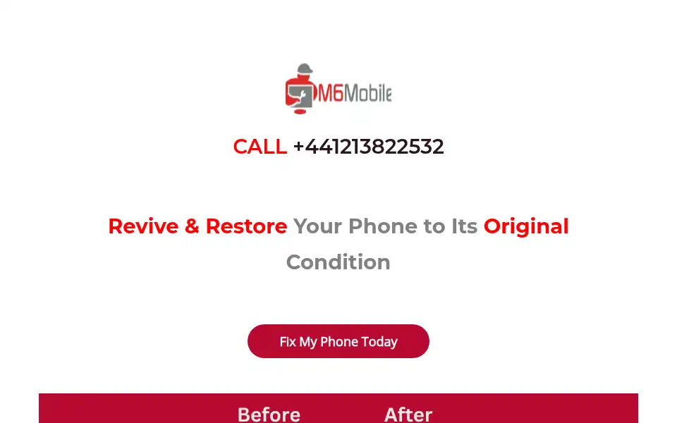 Screenshot of m6mobile.co.uk