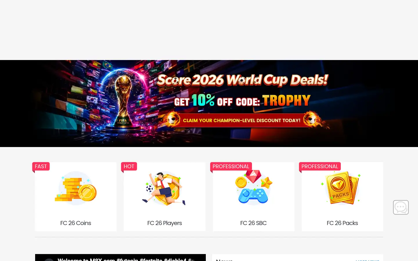 Screenshot of m8x.com
