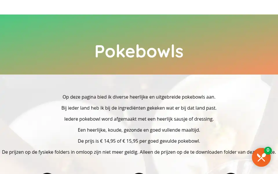 Screenshot of maaltijdservice.nu