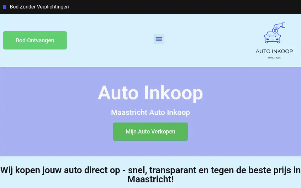Screenshot of maastrichtautoinkoop.com