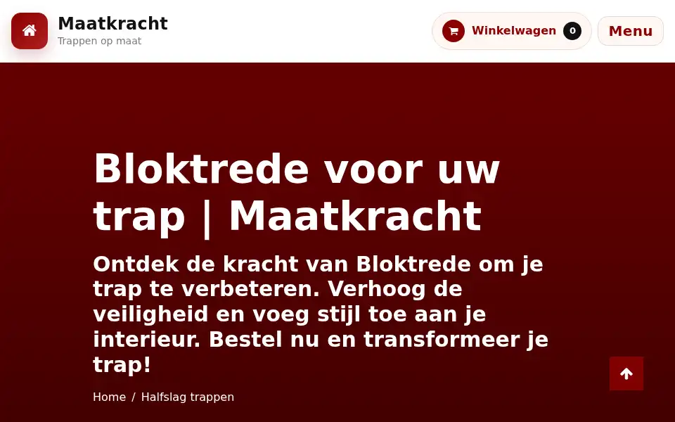 Screenshot of maatkracht.nl