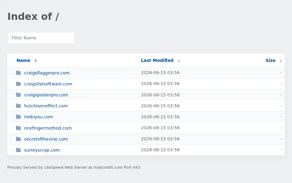 Screenshot of mabcredit.com