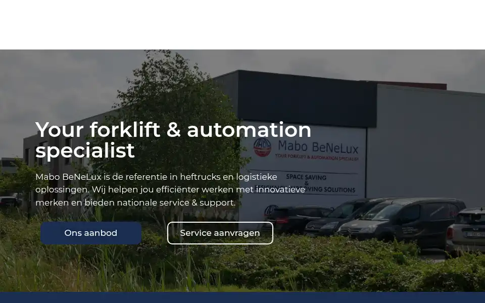 Screenshot of mabobenelux.com