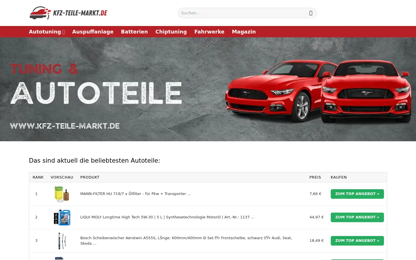 Screenshot of mac-autoteile.de