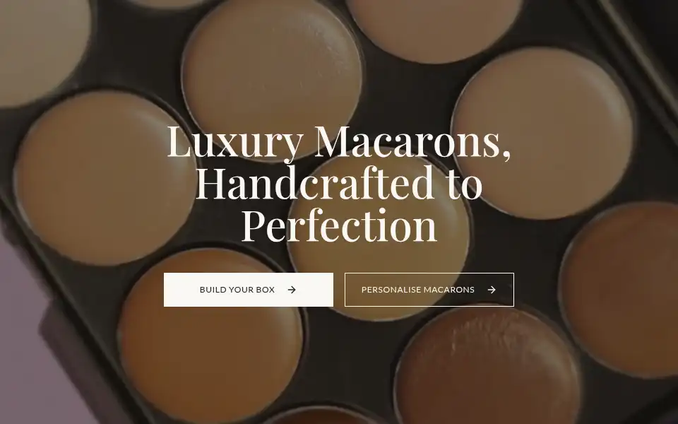 Screenshot of macarooner.com