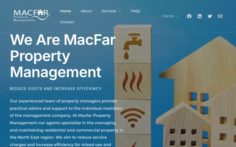 Screenshot of macfar.ie