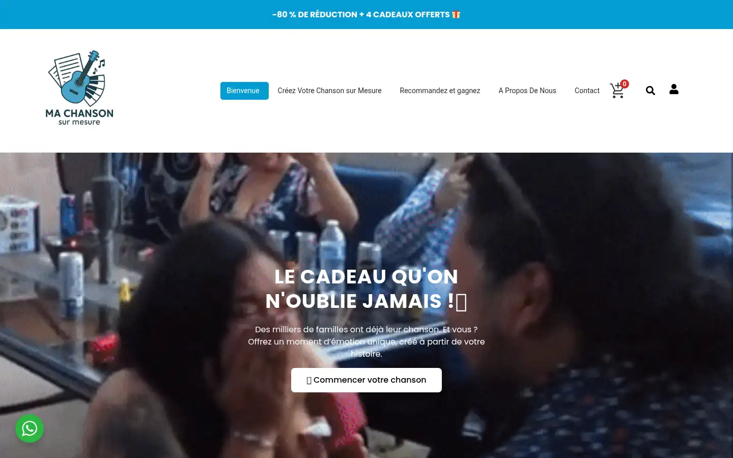 Screenshot of machansonsurmesure.com