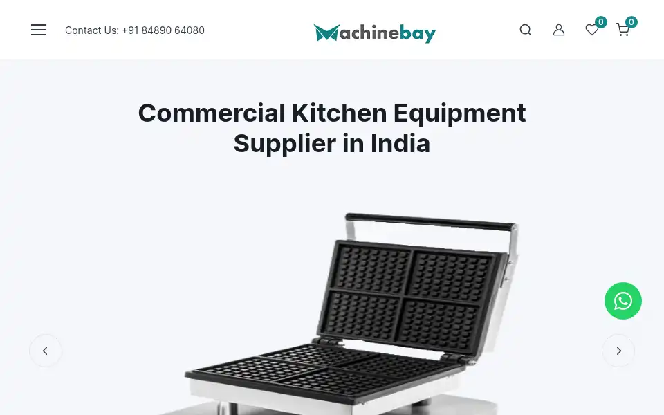 Screenshot of machinebay.in