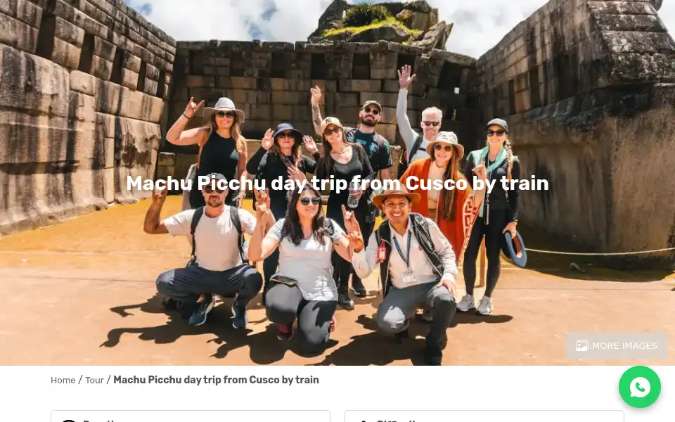 Screenshot of machupicchu-tours.com