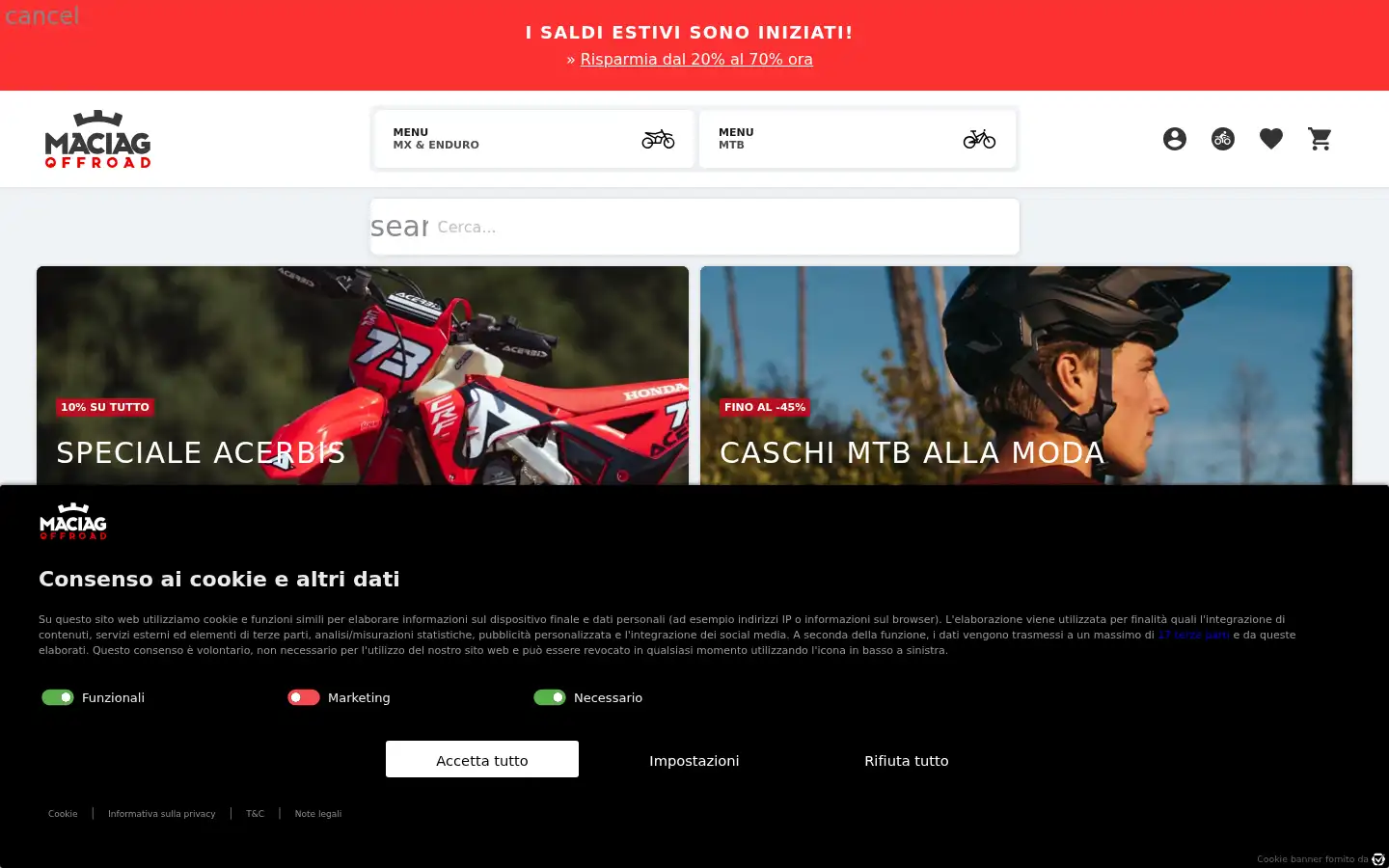 Screenshot of maciag-offroad.it