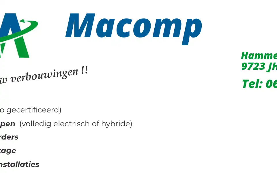 Screenshot of macomp.nl
