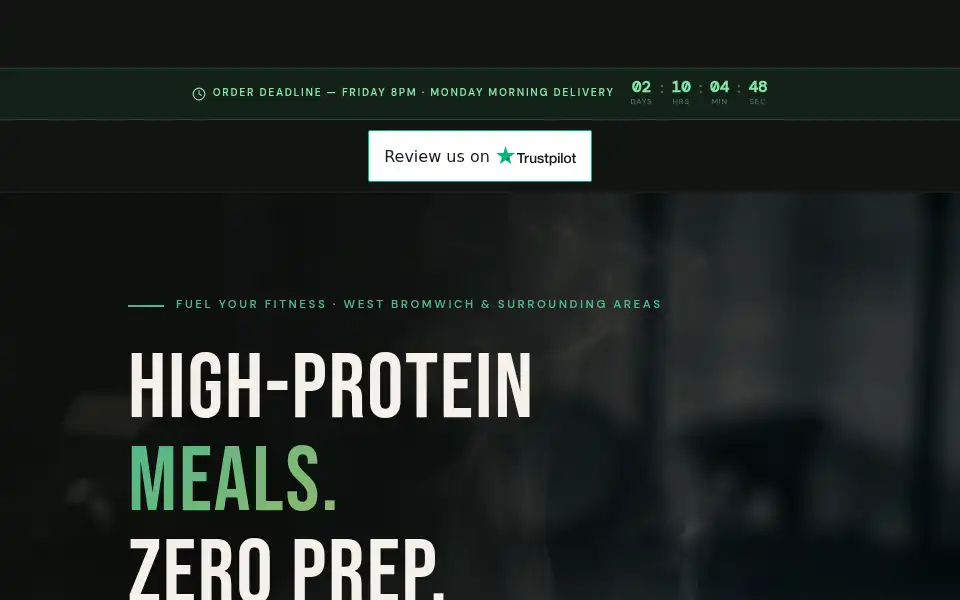 Screenshot of macrofuelkitchen.co.uk