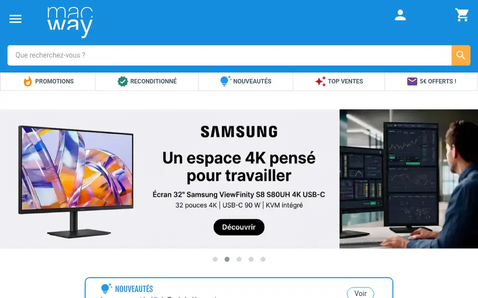 Screenshot of macway.com