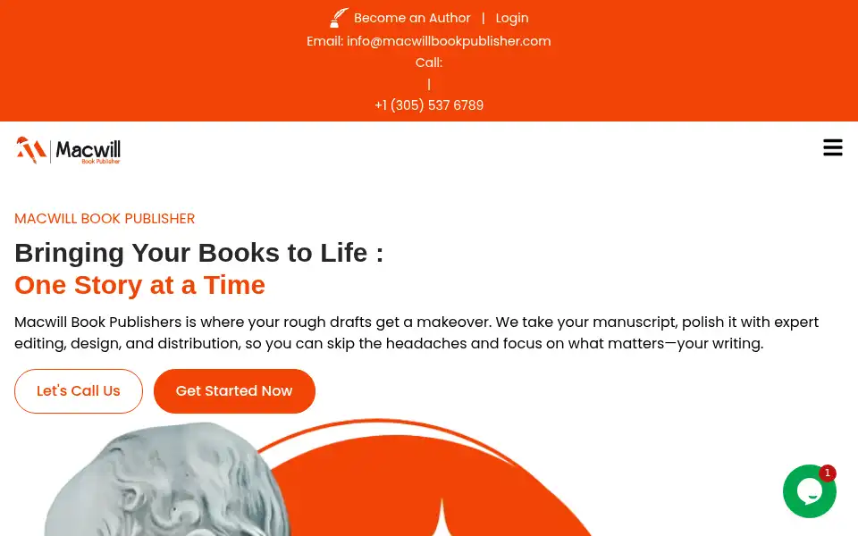 Screenshot of macwillbookpublisher.com
