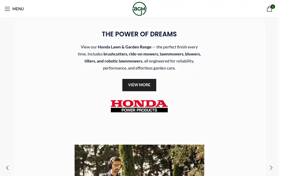 Screenshot of mad4mowers.co.uk