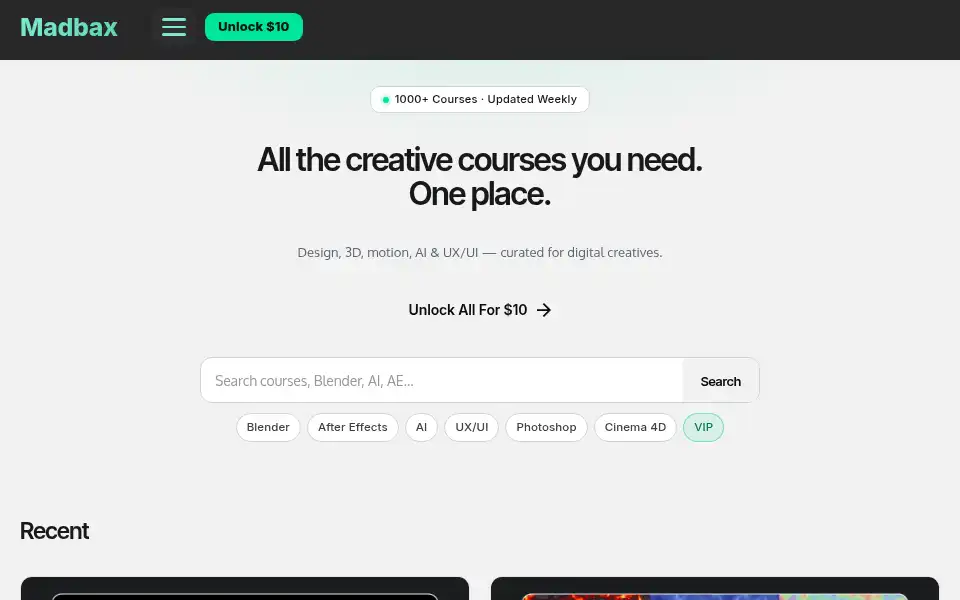 Screenshot of madbax.org