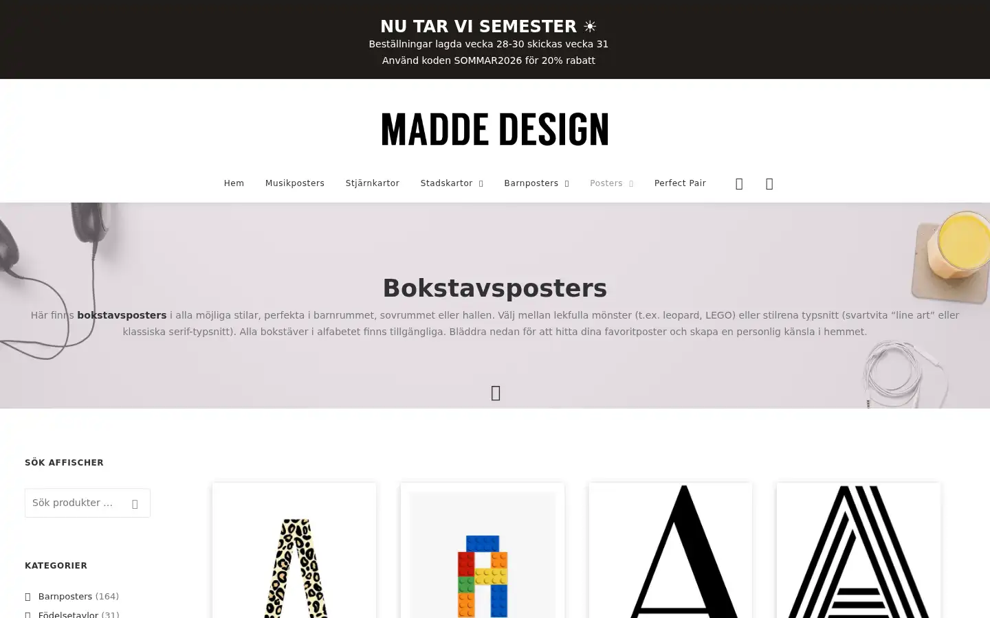 Screenshot of madde-design.se