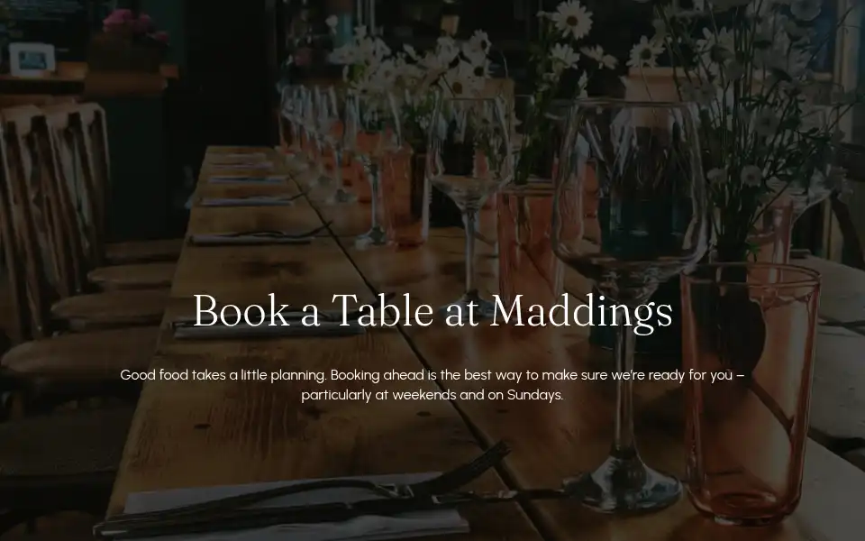Screenshot of maddings.co.uk