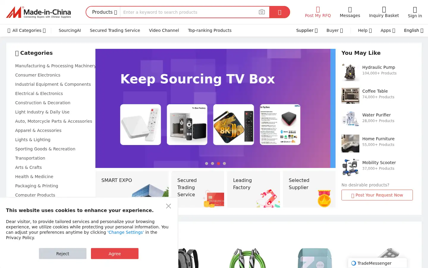 Screenshot of made-in-china.com