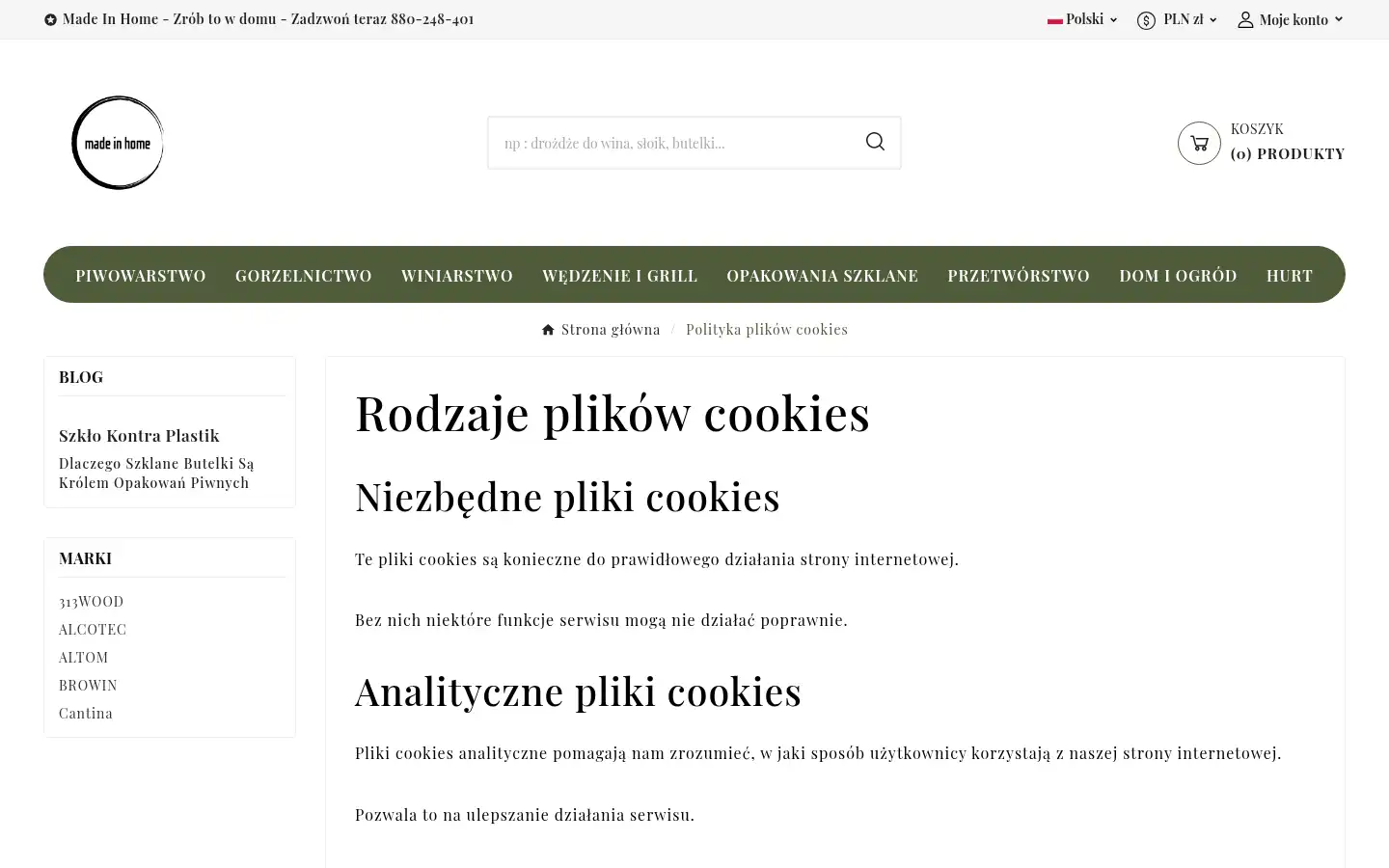 Screenshot of madeinhome.pl